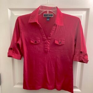Karen Scott Knit Top with Collar Size XS